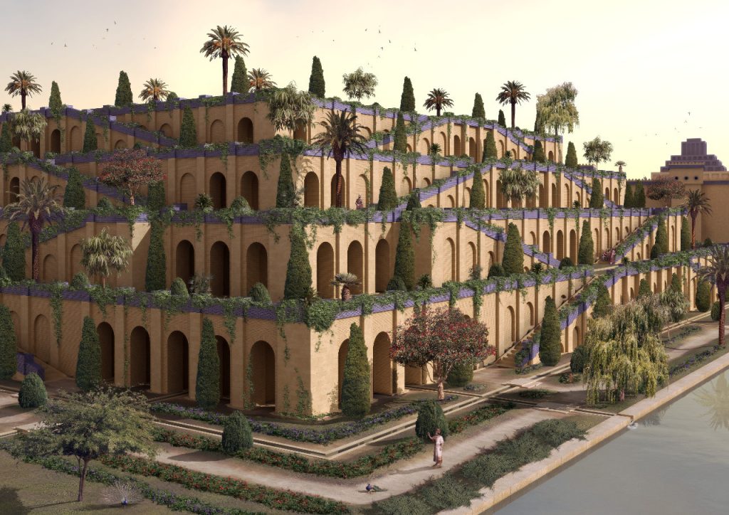 Les Jardins suspendus de Babylone archeo3D • reconstitution de sites et de monuments