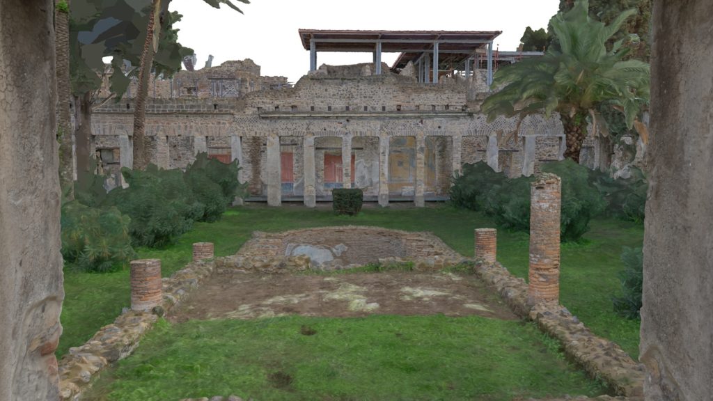 Villa de Diomède, depuis le jardin