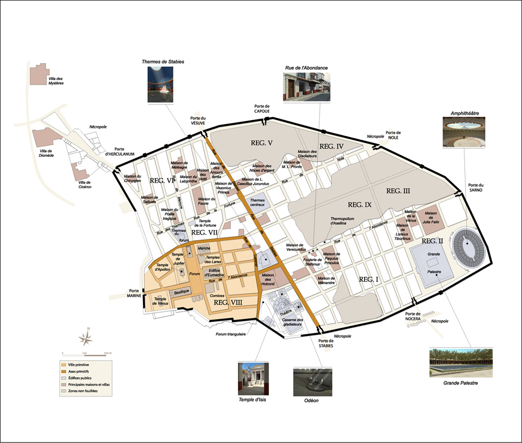 Plan de Pompéi
